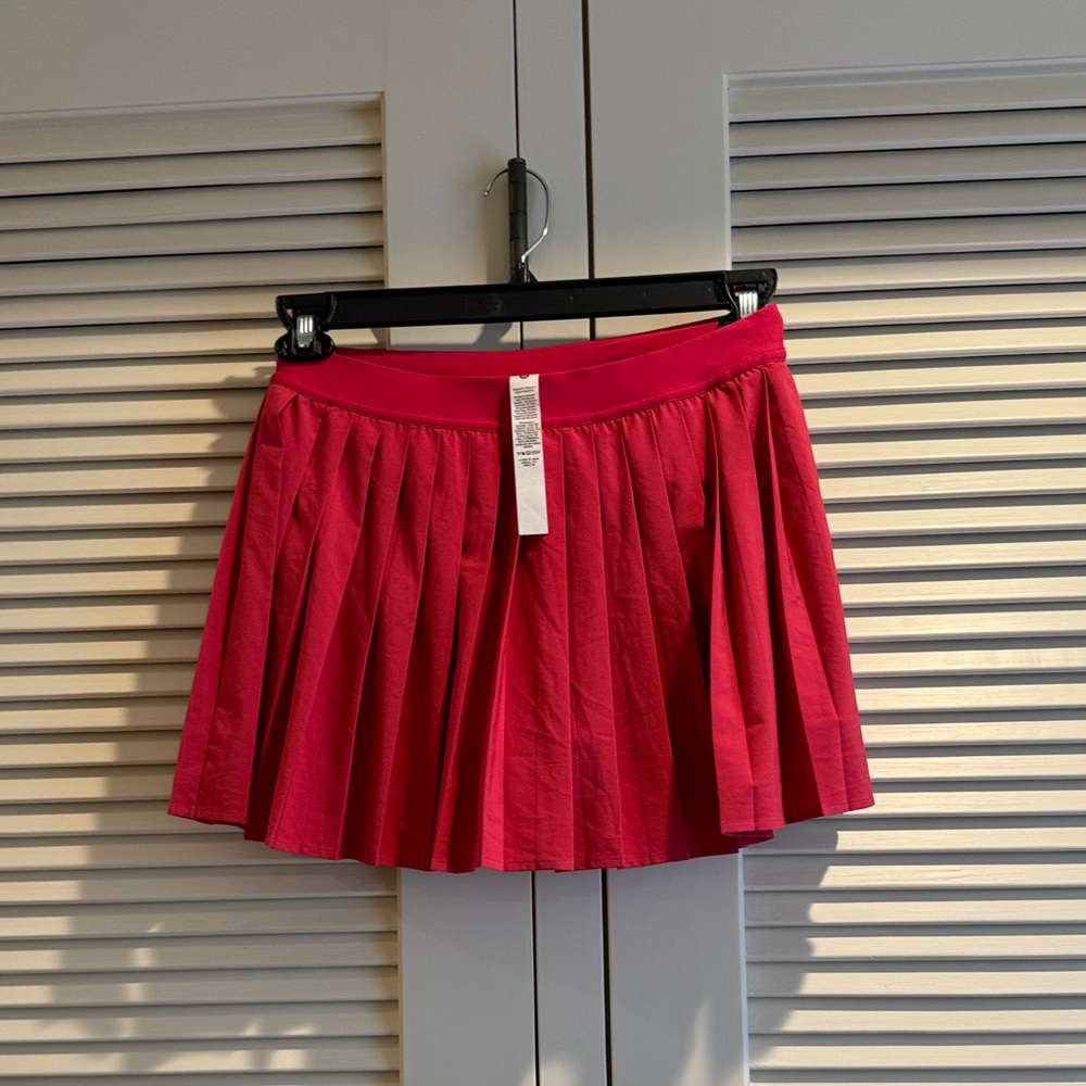 lululemon athletica Hot Pink Pleated Skater Skirt